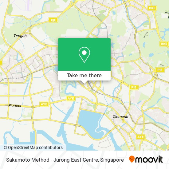 Sakamoto Method - Jurong East Centre map