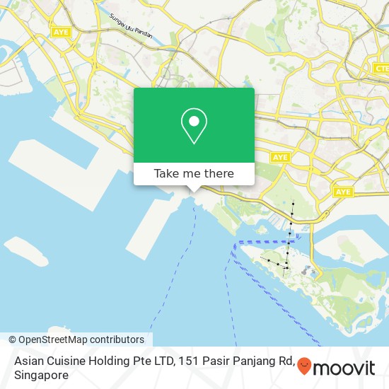 Asian Cuisine Holding Pte LTD, 151 Pasir Panjang Rd地图