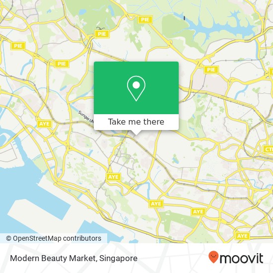 Modern Beauty Market map