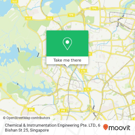Chemical & Instrumentation Engineering Pte. LTD., 6 Bishan St 25 map