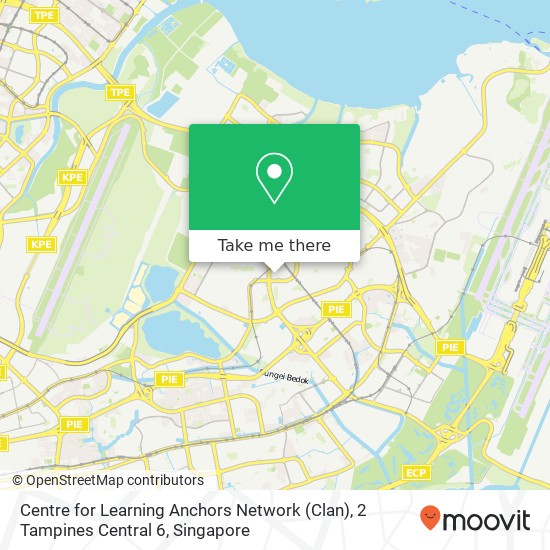 Centre for Learning Anchors Network (Clan), 2 Tampines Central 6 map