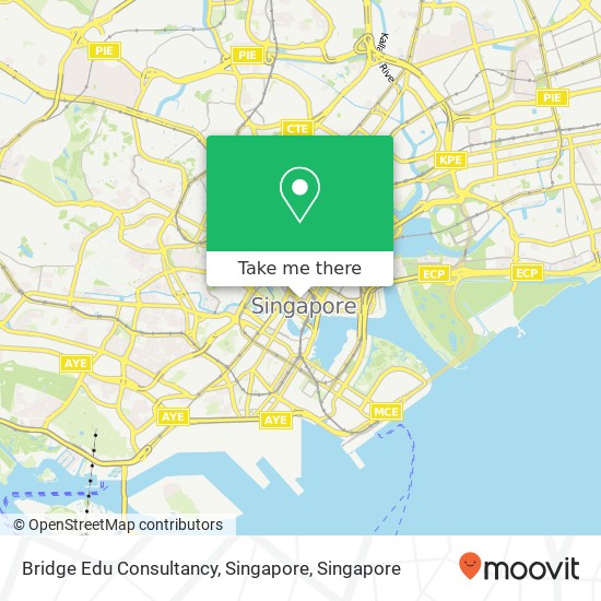 Bridge Edu Consultancy, Singapore map