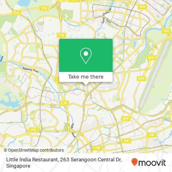 Little India Restaurant, 263 Serangoon Central Dr地图