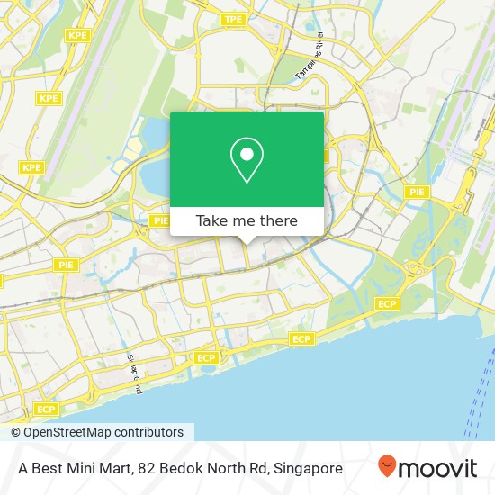 A Best Mini Mart, 82 Bedok North Rd map