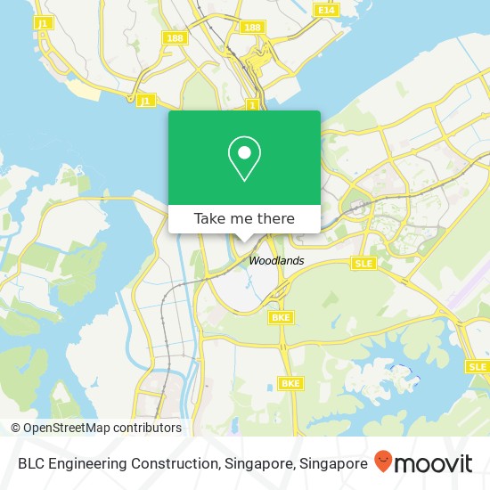 BLC Engineering Construction, Singapore map