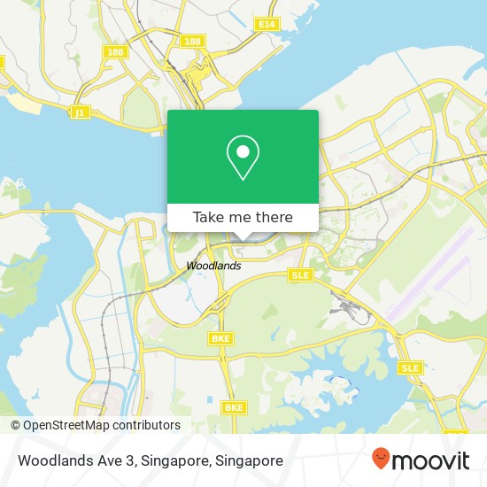 Woodlands Ave 3, Singapore地图