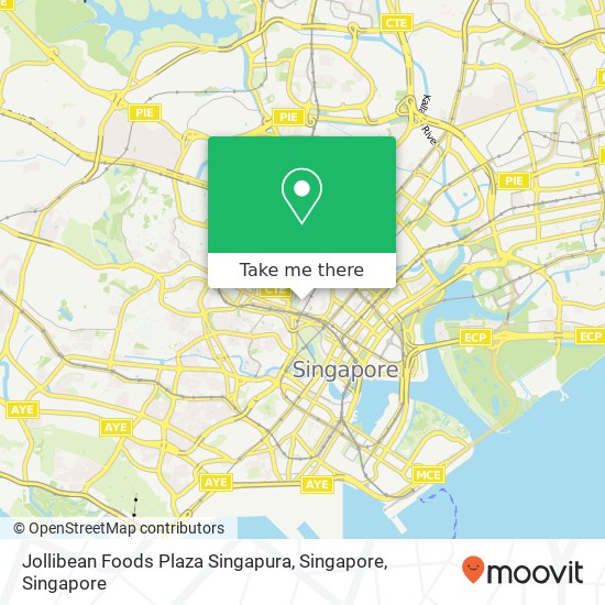 Jollibean Foods Plaza Singapura, Singapore地图