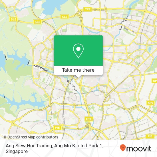 Ang Siew Hor Trading, Ang Mo Kio Ind Park 1 map