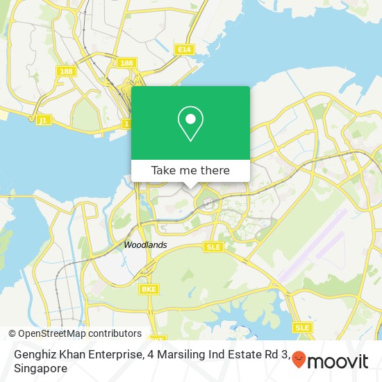 Genghiz Khan Enterprise, 4 Marsiling Ind Estate Rd 3地图