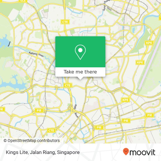Kings Lite, Jalan Riang map