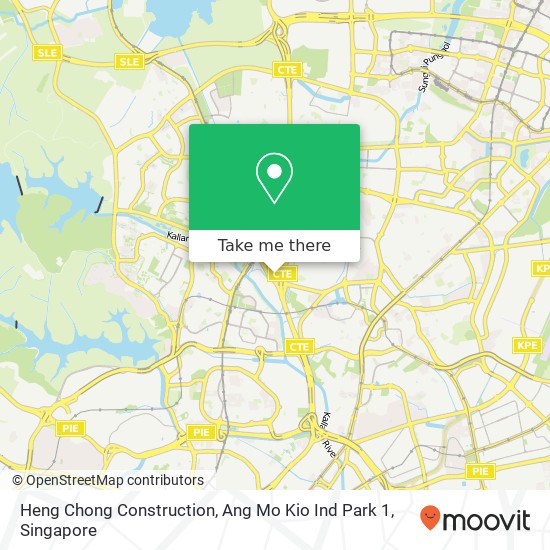 Heng Chong Construction, Ang Mo Kio Ind Park 1 map