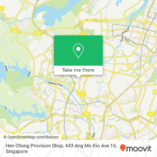 Hen Chong Provision Shop, 443 Ang Mo Kio Ave 10 map