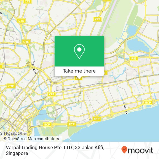 Varpal Trading House Pte. LTD., 33 Jalan Afifi map