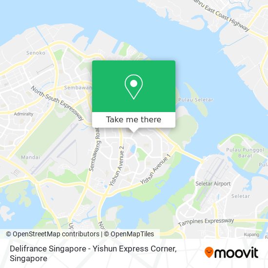 Delifrance Singapore - Yishun Express Corner地图