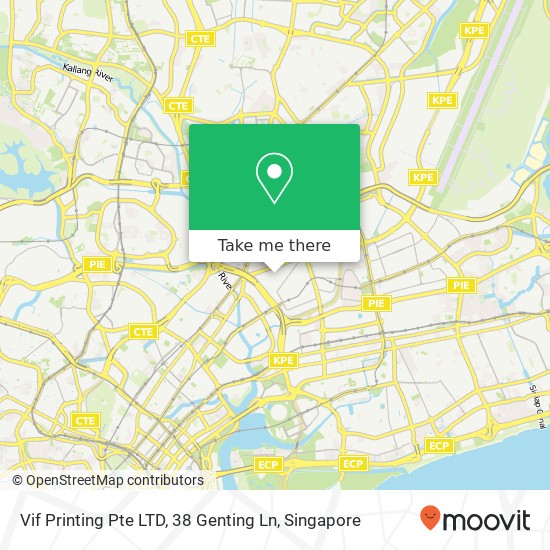 Vif Printing Pte LTD, 38 Genting Ln地图