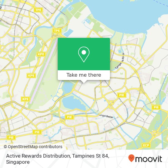 Active Rewards Distribution, Tampines St 84 map