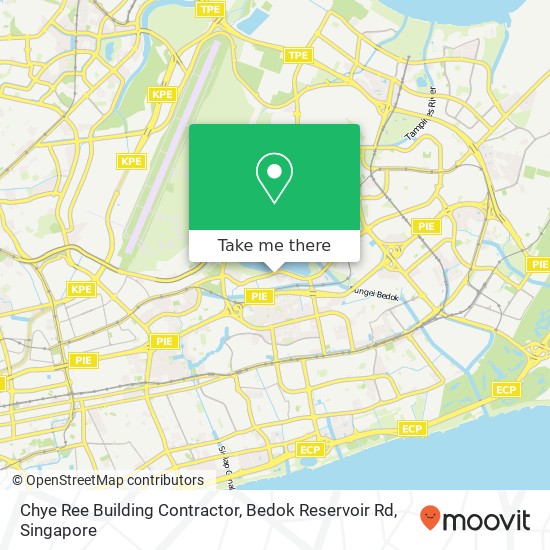 Chye Ree Building Contractor, Bedok Reservoir Rd地图