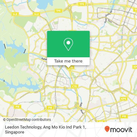 Leedon Technology, Ang Mo Kio Ind Park 1 map