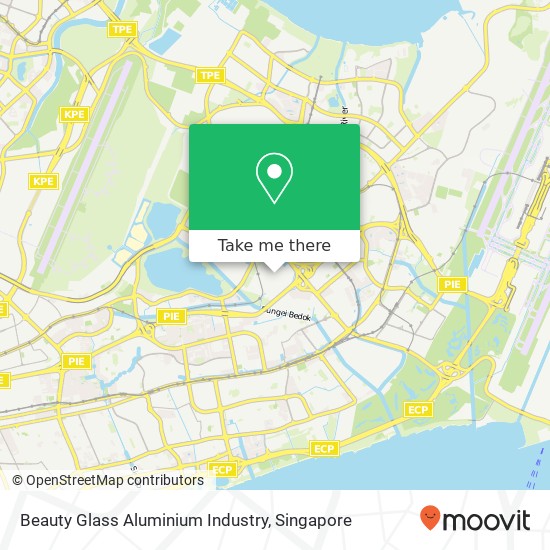 Beauty Glass Aluminium Industry, Tampines St 92 map