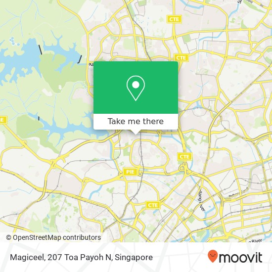 Magiceel, 207 Toa Payoh N map