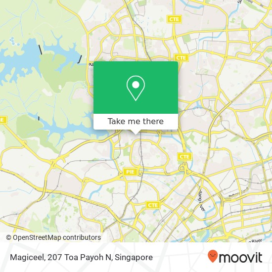 Magiceel, 207 Toa Payoh N地图