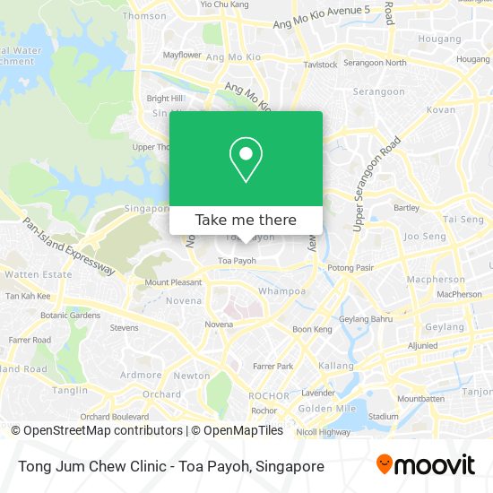 Tong Jum Chew Clinic - Toa Payoh map