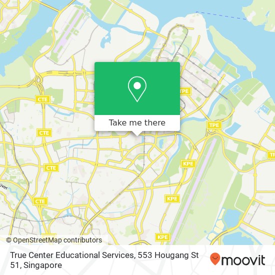 True Center Educational Services, 553 Hougang St 51 map