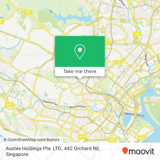 Austex Holdings Pte. LTD., 442 Orchard Rd map