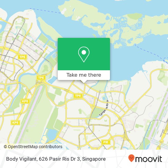 Body Vigilant, 626 Pasir Ris Dr 3 map