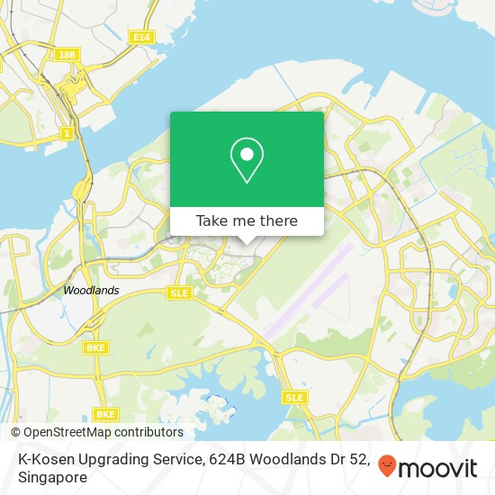 K-Kosen Upgrading Service, 624B Woodlands Dr 52 map