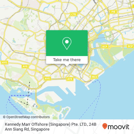 Kennedy Marr Offshore (Singapore) Pte. LTD., 24B Ann Siang Rd map