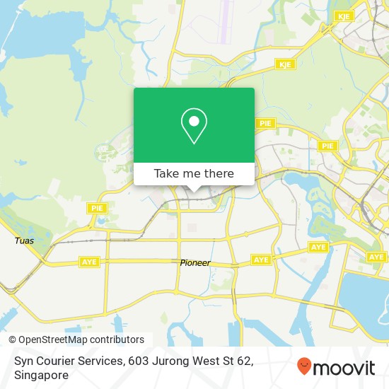 Syn Courier Services, 603 Jurong West St 62 map