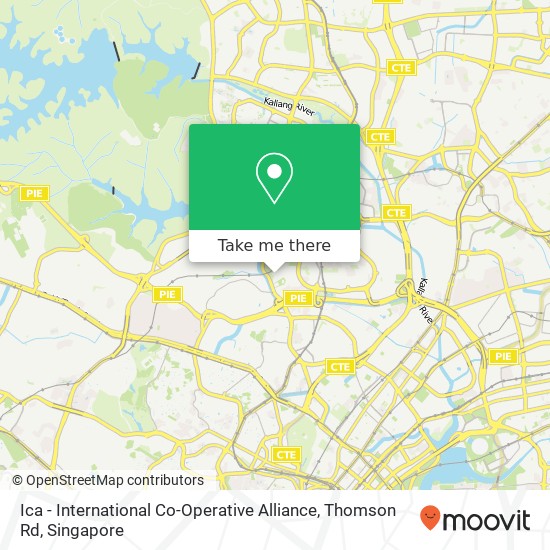 Ica - International Co-Operative Alliance, Thomson Rd map