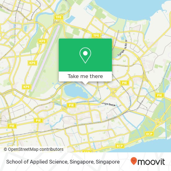 School of Applied Science, Singapore map