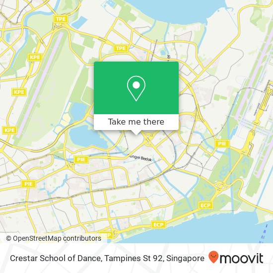 Crestar School of Dance, Tampines St 92 map