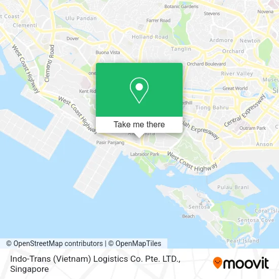 Indo-Trans (Vietnam) Logistics Co. Pte. LTD. map