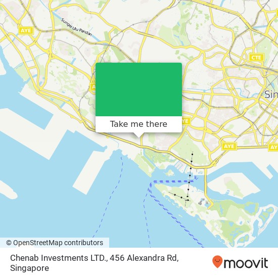 Chenab Investments LTD., 456 Alexandra Rd地图