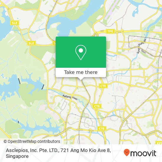 Asclepios, Inc. Pte. LTD., 721 Ang Mo Kio Ave 8 map