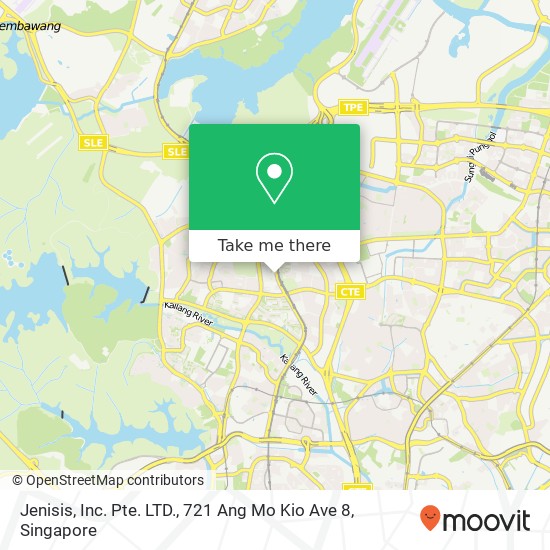 Jenisis, Inc. Pte. LTD., 721 Ang Mo Kio Ave 8 map