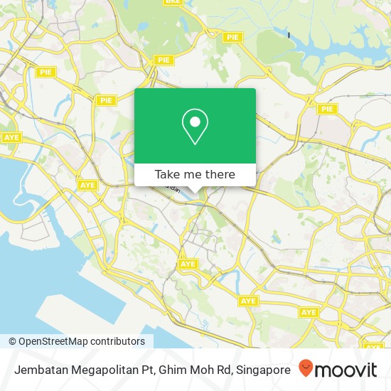 Jembatan Megapolitan Pt, Ghim Moh Rd地图