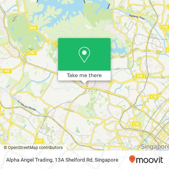 Alpha Angel Trading, 13A Shelford Rd地图