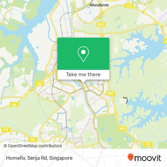 Homefix, Senja Rd map