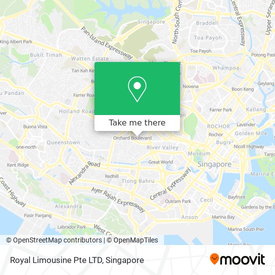 Royal Limousine Pte LTD map