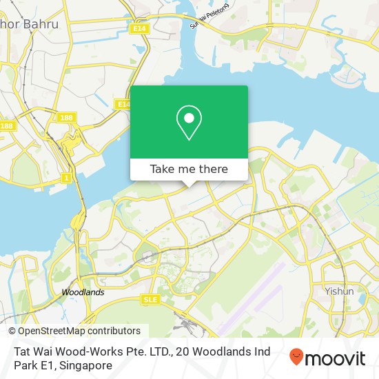 Tat Wai Wood-Works Pte. LTD., 20 Woodlands Ind Park E1地图