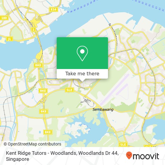 Kent Ridge Tutors - Woodlands, Woodlands Dr 44 map