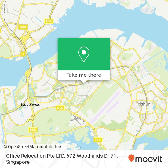 Office Relocation Pte LTD, 672 Woodlands Dr 71 map