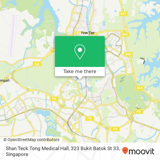 Shan Teck Tong Medical Hall, 323 Bukit Batok St 33 map
