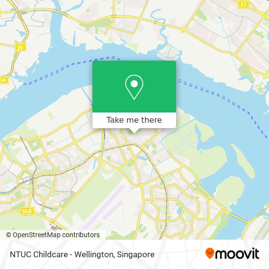 NTUC Childcare - Wellington map