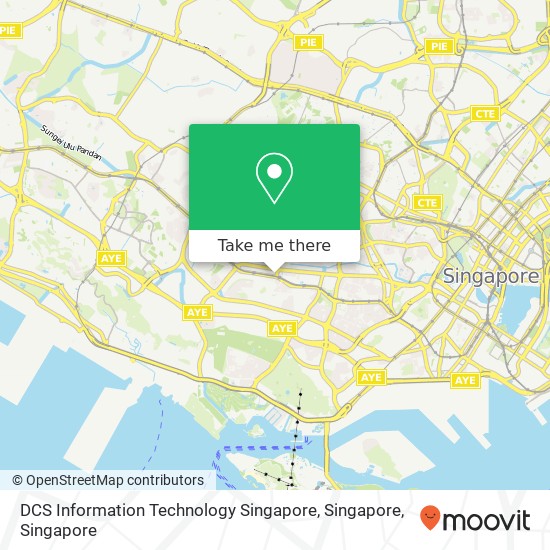 DCS Information Technology Singapore, Singapore map