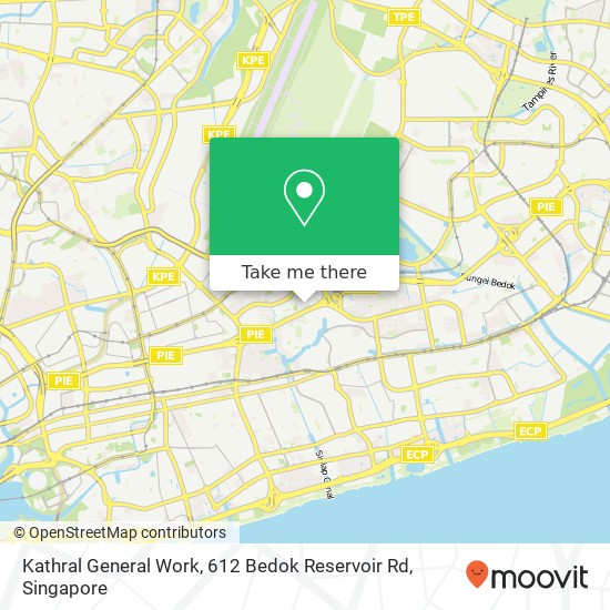 Kathral General Work, 612 Bedok Reservoir Rd地图